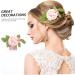 FRCOLOR Flower Hair Comb fabric hair bridesmaid decorate Flower Hair Accessories - Buy Online on GoSupps.com