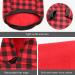 Red Plaid Dog Hoodie Sweater with Hat and Pocket - Size Small - Buy Online on GoSupps.com