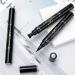 Winged Eyeliner Stamp TEOYALL Wing Long Lasting Liquid Eye liner Pen Waterproof Smudgeproof and Sweatproof 2 Pack Dual Ended Pencil (Thick&Thin) - Buy Online on GoSupps.com