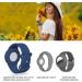 Premium Silicone Airtag Bracelet - Protective GPS Tracker Case for Kids & Teens - Blue Cover for Apple Airtag - Buy Online on GoSupps.com
