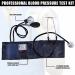 Vega Manual Blood Pressure Monitor with Stethoscope for Nurses & Seniors - Accurate Aneroid Cuff (Black) - Buy Online on GoSupps.com