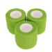 Mipcase Scar Tape Scar Tape 3 Rolls Pet Self Adherent Adhering Flex Breathable Wrap for Arm Ankle Sprain Wrap Dog Paw Green