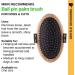 Mikki Bamboo Handbrush for Dogs & Cats | Sustainable Medium Length Fur Care | 95g - Buy Online on GoSupps.com