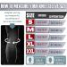 7mm Neoprene Compression Knee Sleeves (1 Pair) for Cross Training, Weightlifting, Powerlifting - Large Black - Buy Online on GoSupps.com