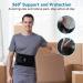 Back Brace for Lower Back Pain Relief - Breathable Support Belt for Herniated Disc & Sciatica - Adjustable Lumbar Decompression Belt for Men & Women (M) Black - Buy Online on GoSupps.com