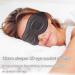 100% Blackout Eye Mask for Sleeping - Soft 3D Blindfold for Eyelash Extensions - Adjustable Strap - Men and Women - Black - Buy Online on GoSupps.com
