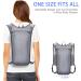 Buy Grey Drinking Bag & Water Backpack | 2L Bladder for Cycling Running & Hiking - International Shipping - Buy Online on GoSupps.com