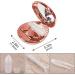 Aukvite Contact Lens Case Kit - Portable Compact Soak Storage with Mirror, Tweezers, and Solution Bottle - Rose Gold Pattern - Buy Online on GoSupps.com