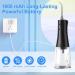 Water Flosser Cordless Rechargeable - 350ML Tank, 5 Modes, 8 Jet Tips - Dental Oral Irrigator for Teeth Cleaning - IPX7 Waterproof - Home & Travel - Black - Buy Online on GoSupps.com
