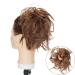TESS Volume Messy Bun Hair Tie - Lightweight 45g Hairpiece for Women & Girls (Light Brown) - Perfect for Effortless Updos - Buy Online on GoSupps.com