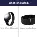 Embr Wave 2 Menopause Relief Accessory Kit - Black Thermal Wristband for Hot Flashes with Vegan Leather Strap - Buy Online on GoSupps.com