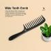 Nimxy Pink Wide Tooth Comb for Curls 3 Pcs - Curl Comb with Comfortable Handle for Detangling Medium to Long Wet and Wavy Hair - hairdressing & Styling Comb (3Pc Black Wide Tooth) - Buy Online on GoSupps.com