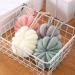 Minkissy 4pcs Bath Balls & Exfoliating Loofah Sponges - Assorted Colors | Body Scrubber Puff for Spa & Shower - Buy Online on GoSupps.com