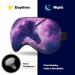Unicorn Galaxy Nebula Cloud Sleep Mask | Adjustable Blindfold for Sleeping | Blocks Light for Night Travel and Naps | Men and Women - Buy Online on GoSupps.com