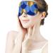 Retro Vibes Water Waves Sleep Mask - Luxury Eye Cover for Sleeping & Travel - Adjustable Strap, Blocks Light - Men & Women - Buy Online on GoSupps.com