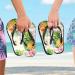 Shop Mnsruu Striped Flip-Flops | Pineapple & Palm Tree Designs | XXL for Men & Women | Perfect for Home Hotel Spa & Travel - Buy Online on GoSupps.com