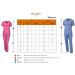 Dagacci Unisex Medical Scrub Set - Burgundy, XXXL | Top and Pant Set for Men and Women - Buy Online on GoSupps.com