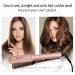 K&K Professional 1.5 Inch Flat Iron Hair Straightener - Titanium Ceramic, Fast Heating, Auto-Off, Rose Gold - Buy Online on GoSupps.com