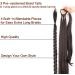 Ponytail Extension Tie for Women High Temperature Fiber Synthetic Braided Ponytail Extensions Long Black Rubber Band Hairpiece Pony Tail with Hair Ponytail Hair Extension(12 34inches) 34inches 12 - Buy Online on GoSupps.com