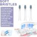 Sonic Electronic Toothbrush - 6 Modes & Smart Timer | Effective Teeth & Gum Cleaning for Men & Women - White - Buy Online on GoSupps.com