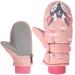 Winter gloves men gloves winter children ski gloves bicycle gloves men winter snow dealership sport gloves for 5-10 years of young girls skiing ride cycling hiking pink