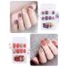 Kalolary 192 Pieces Stiletto Fake Nails Set with Glue Stickers - Stylish Full Cover Fingernails (Style C) for Perfect Nail Art - Buy Online on GoSupps.com