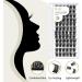 72 Clusters B&Q D Curl Individual Cluster Lashes | DIY Soft Fluffy Eyelash Extensions - D-16mm B 07 - Buy Online on GoSupps.com