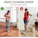 Microfiber Spray Mop for Floor Cleaning - 3 Washable Pads, Handle Flat Mop with Sprayer for Kitchen, Hardwood, Laminate & Ceramic Tiles - Dust Brown - Buy Online on GoSupps.com