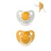 Suavinex Dreams Flat Duo Yellow Pacifier SXSDA2083300 2 pieces Silicone