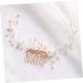 FRCOLOR Bridal Hair Comb Hair Accessories for Bridesmaid Braiding Hair Accessories Wedding Decoration Pearl Hair Clips Pearl Hair Comb Pearl Hair Combs Pearl Headpiece Resin White Handmade - Buy Online on GoSupps.com