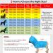 Waterproof Dog Rain Jacket - Soft Lining Coat for Small Medium & Large Dogs | 11 to 71 cm | Blue XS - Buy Online on GoSupps.com