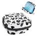 Women's bonds Storage pockets Stillpad Wicker Heart Seamless Pattern Pattern Period Kit Bag Feminine product bag for women girls color1