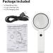 Magnifying Glass with 8 LED Lights Handsfree Magnifier 5X+11X Dual Magnification Lens Gentle & Bright Light Settings Ideal for Reading Books Jewlery Coins Craft & Hobbies - Buy Online on GoSupps.com