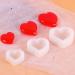 Cabilock 3pcs Peach Heart Silicone Mold Molds for Candles Molds for Resin Stencils for Crafts Heart Shape Silicone Resin Heart Chocolate Heart Baking Silicone DIY Mold Decoration Mold White 7.4x6.8cm White - Buy Online on GoSupps.com
