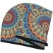 Hair Towel Wrap | Quick-Dry Towel Turban with Button | Round Mandala Design for Effortless Hair Drying - Buy Online on GoSupps.com