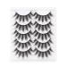 Shop 3D Dramatic False Eyelashes - 5 Pairs of Fluffy Voluminous Reusable Strip Lashes | Glowing Win - Buy Online on GoSupps.com