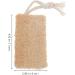 PATKAW Natural Loofah Bath Sponge Organic Luffa Bath Shower Sponge Exfoliating Back Body Scrubber for Shower - Buy Online on GoSupps.com