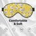 Yellow Chicken Soft Sleep Eye Mask | Breathable Eye Patch for Women | Ideal for Travel & Relaxation - Buy Online on GoSupps.com
