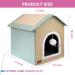 MARUNDA Heated Cat House - Indoor & Outdoor Kitty Shelter for Winter - Easy Assembly, Warm & Cozy (2 Step Finish) - Buy Online on GoSupps.com