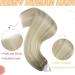 Buy Youngsee Microring Extensions - Real Hair Ombre 35cm | Micro Loop Extensions 1g/s | Ashblond & Platinum Blonde | 50g | Perfect for Women - Buy Online on GoSupps.com