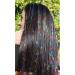 Buy Wensdr Haar-Lametta: 12 Colors 1800 Strands Sparkling Glossy Hair Extensions for Women & Girls - 99 cm - Buy Online on GoSupps.com