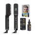 Ceenwes 3 in 1 Beard Straightener with FREE Beard Oil Ideal Gifts for Him Portable Hair Straightener Brush Perfect Men gifts for Hair Styling Christmas Gift for Men & Women