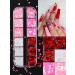 Kalolary Valentine's Day Nail Art Sequins | Heart & Lip-Shaped Holographic Flakes for Manicure & Body Decoration - 2 PCs - Buy Online on GoSupps.com
