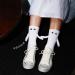 3D Doll Couple Magnetic Suction Funny Socks - Hand Holding Design for Couples - Buy Online on GoSupps.com