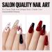 Tomicca UV Nail Polish Set - Red White Black Gold & Silver Glitter - Non-Toxic Durable 8ml Gel for Christmas Nail Art & DIY Design - Buy Online on GoSupps.com