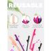 Bachelorette Confetti Pack Straws 15+1 - Bachelorette Party Drinking Straws - Straws Party Pack - Funny Bachelorette Pennis Straws Party Favors - Buy Online on GoSupps.com
