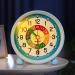 Children's alarm clock: children's alarm clock without ticking children's alarm clock digitally silent learning alarms Learning watch children's watch Compact analogous to children for girls boys travel alarm clock with night light battery operations (blu