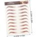 BELLIFFY 8pcs Imitation Eco Eyebrow Sticker False Eyebrows Hair-like Eyebrows Stickers Fake Transfer Stickers - Buy Online on GoSupps.com