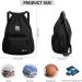 Eucomir Waterproof Gym Bag Large Cord Struggle Bag with Mesh Pockets for Sports & Swimming Stylish Purple & Black Design for Men & Women - Buy Online on GoSupps.com