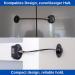 Secure Locking Fuses for Refrigerator & Doors - 2 Pack Black Child Safety Locks with Custom Code - Buy Online on GoSupps.com